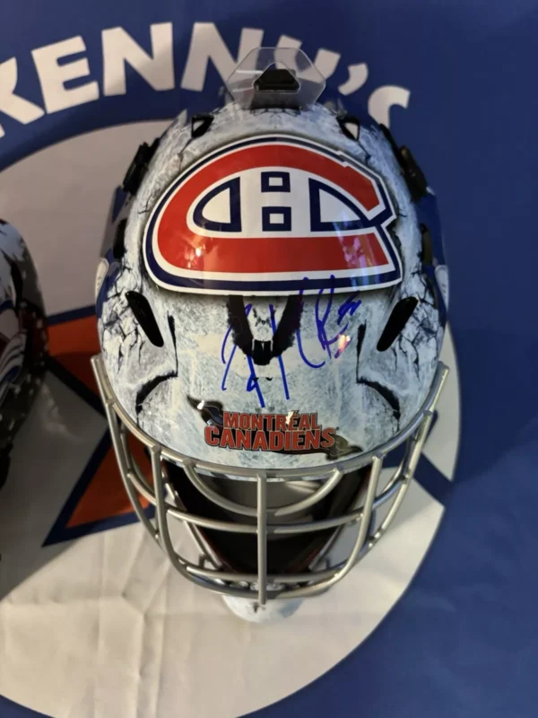 Patrick Roy Autographed Full Size Montreal Canadiens Full Size Goalie Mask