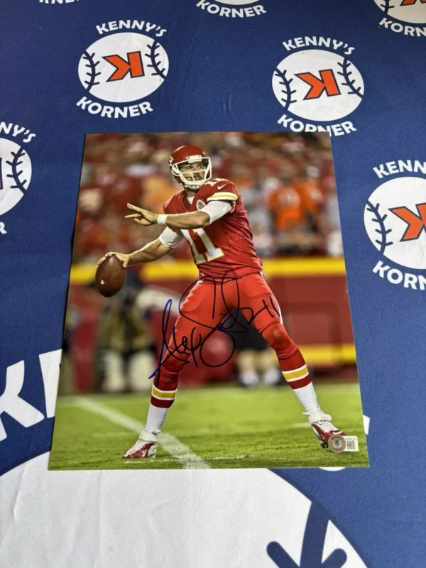 Alex Smith Kansas City Chiefs Signed 11x14 Photo Beckett