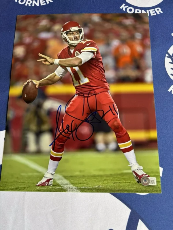 Alex Smith Kansas City Chiefs Signed 11x14 Photo Beckett - Image 2