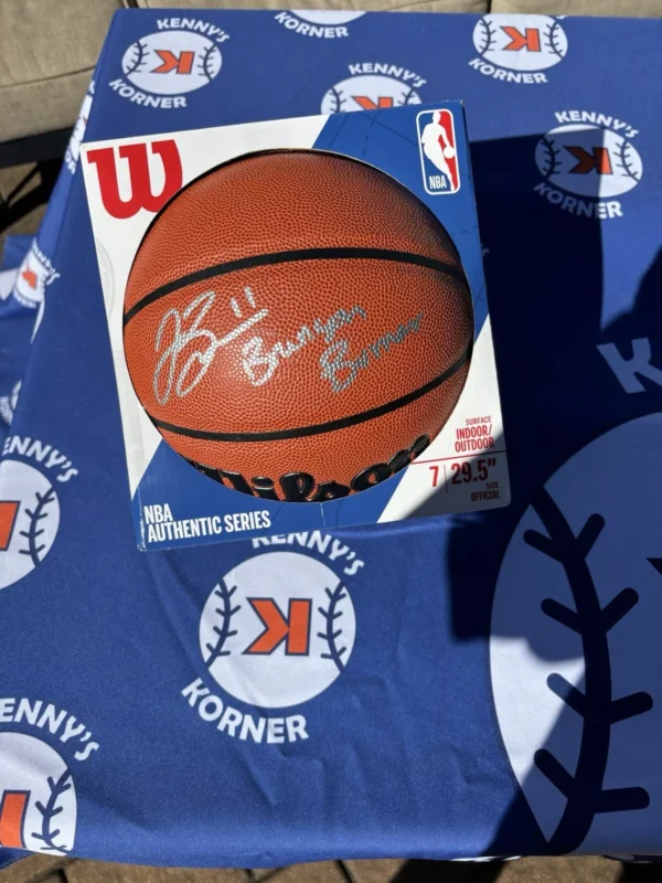 Jalen Brunson Autographed Basketball with “Brunson Burner” Inscription – Fanatics Certified - Image 2