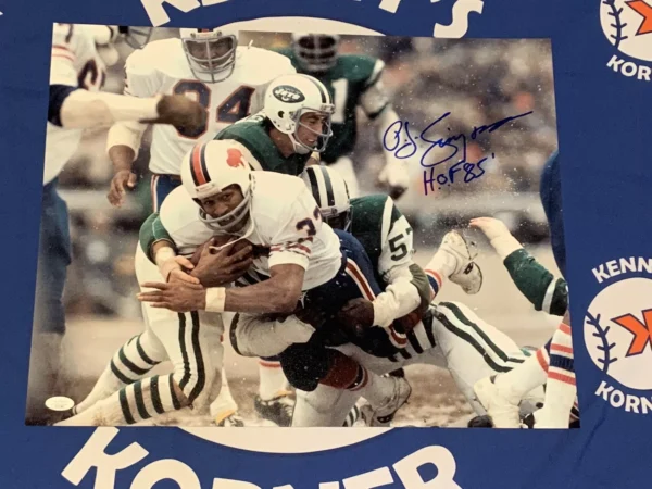 Autographed 16x20 Of BUFFALO BILLS OJ SIMPSON HOF INS JSACOA