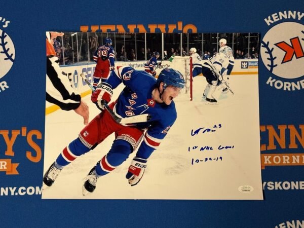 New York Rangers Star Adam Fox Autographed 11x14 Photo JSA / COA