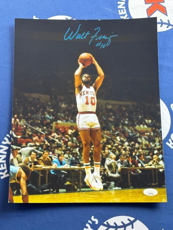 New York Knicks Legend Walt "Clyde" Frazier Autographed 11x14 Photo JSA/COA