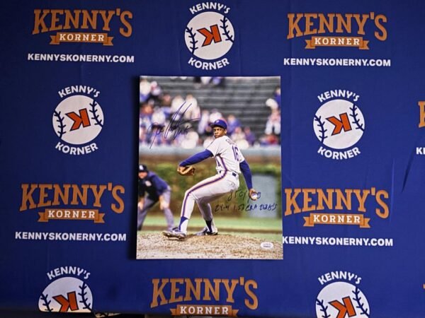 New York Mets Dr. K Dwight Gooden Autographed 11x14 Photo JSA / COA - Image 2