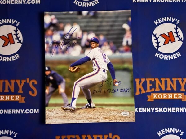 New York Mets Dr. K Dwight Gooden Autographed 11x14 Photo JSA / COA