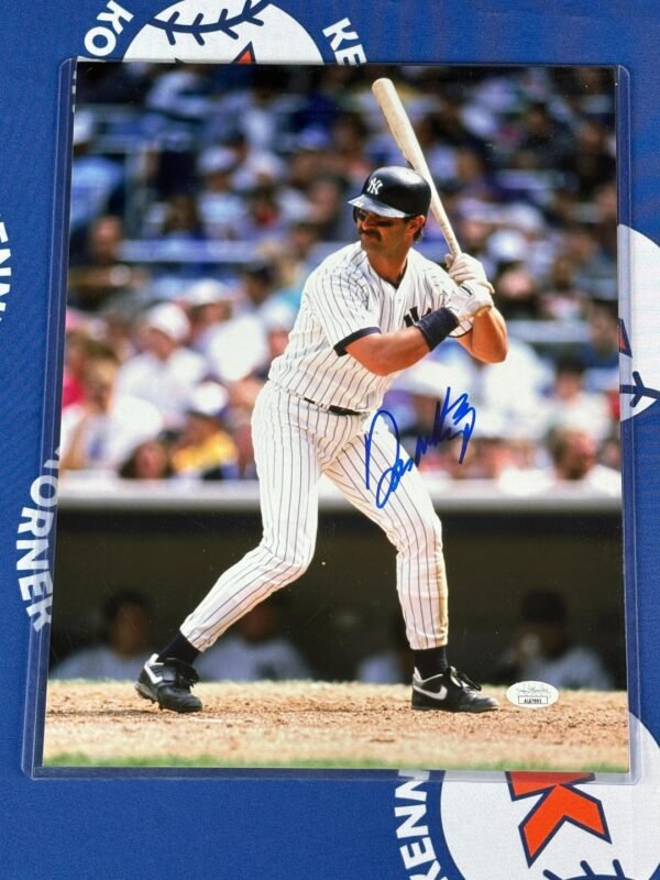 New York Yankee Legend Don Mattingly Autographed 11x14 Photo JSA / COA - Image 2