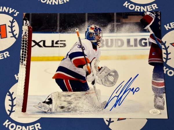 New York Islanders Super Star Goalie Ilya Sorokin Autographed 11x14 Photo JSA / COA