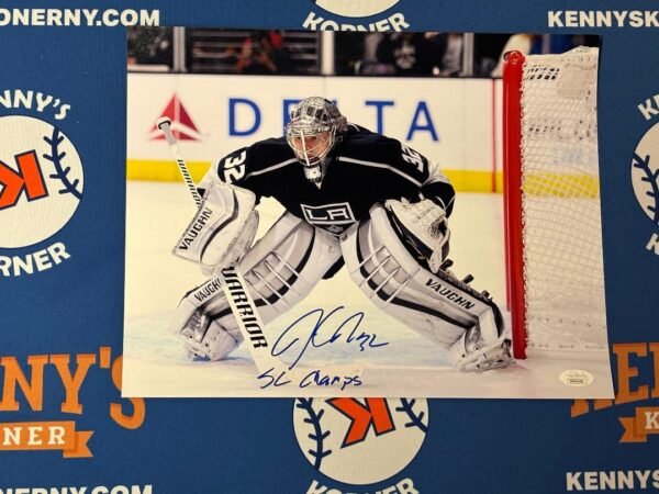 Los Angeles Kings Legend Goalie Jonathan Quick 11x14 Autographed Photo 11x14 JSA / COA - Image 2