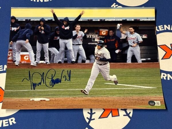 Detroit Tiger Great Miguel Cabrera Autographed 11x14 Photo Beckett / COA