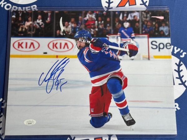 New York Rangers Sniper Mika Zibanejad Autographed 11x14 Photo. JSA / COAT - Image 3