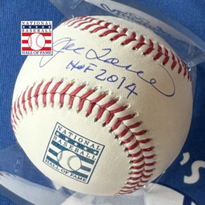 Joe Torre Yankee Manager Autographed Hall of Fame Baseball