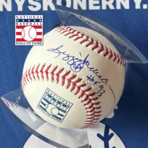Reggie Jackson Signed Hall of Fame Logo Baseball