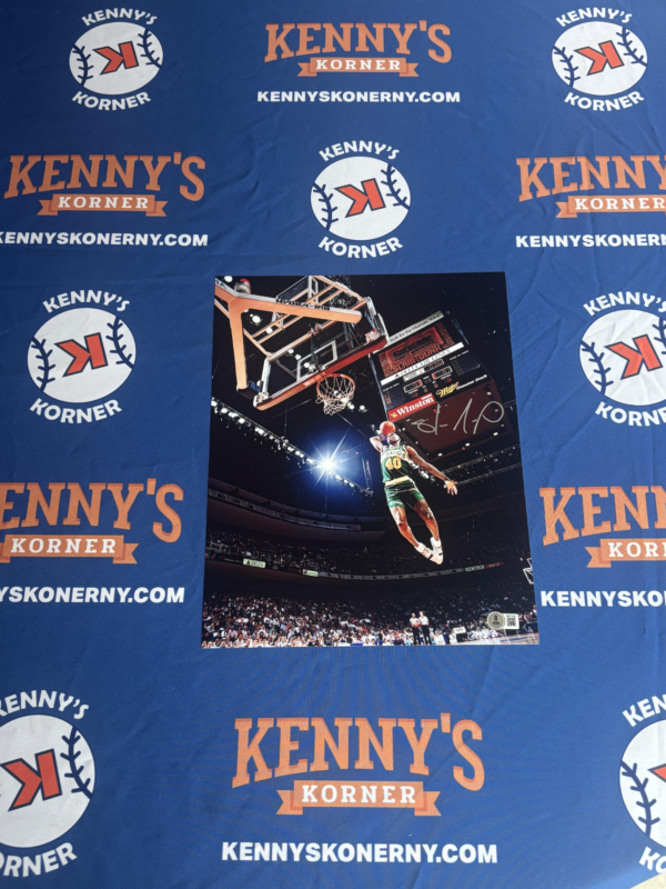 Seattle SuperSonics Legend Shawn Kemp Autographed 11x14 Photo - Image 2