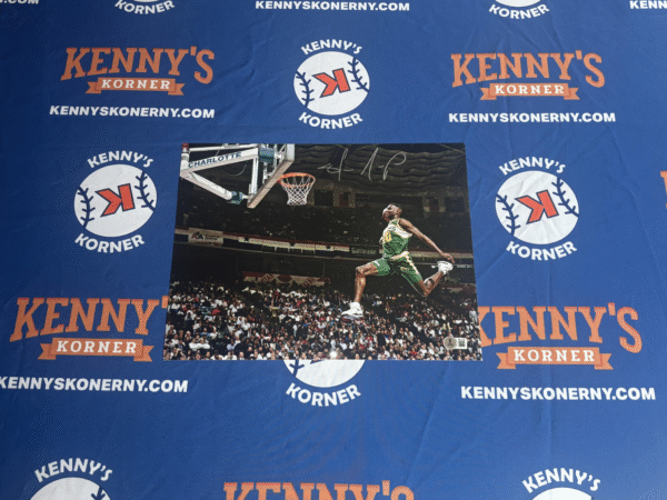Autographed 11x14 Photo of Seattle Supersonic All-Time Great Shawn Kemp - Image 2