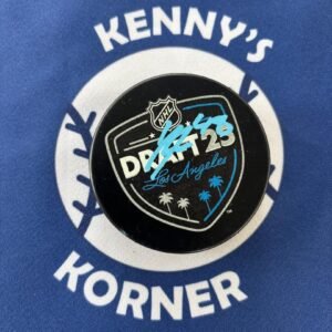 New York Islanders #1 Draft Pick Matthew Schaffer Autographed 2025 Draft Puck JSA / COA