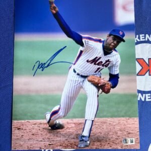 New York Mets Phenom Dwight "DOC" Gooden Autographed Awesome Image Beckett