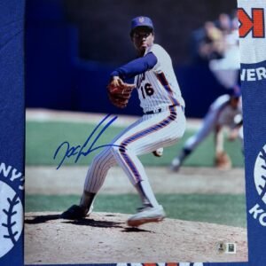 New York Mets Phenom Dwight "Doc" Gooden Autographed 11x14 Photo Mint Image Beckett