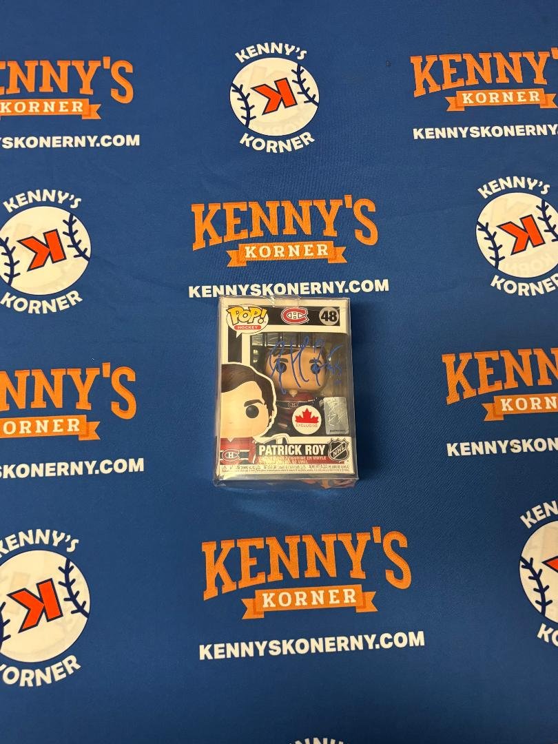 Montreal Canadien Legend Patrick Roy Autographed Funko Pop JSA / COA - Image 3