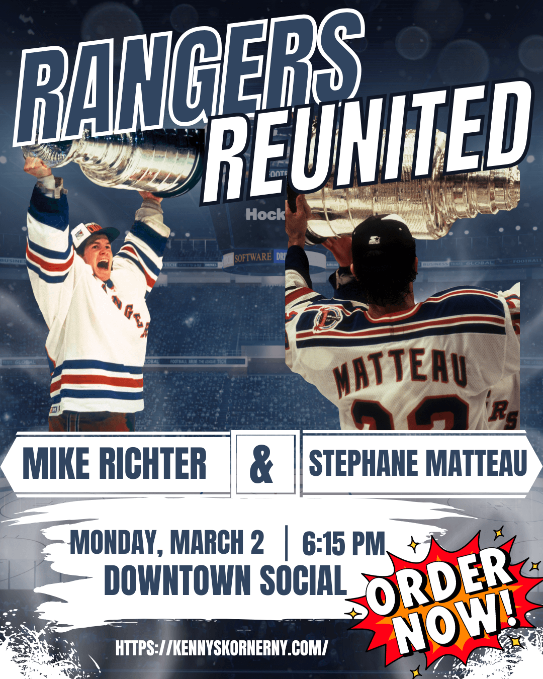 Celebrate 100 Years of New York Rangers Hockey with 1994 Stanley Cup Winners