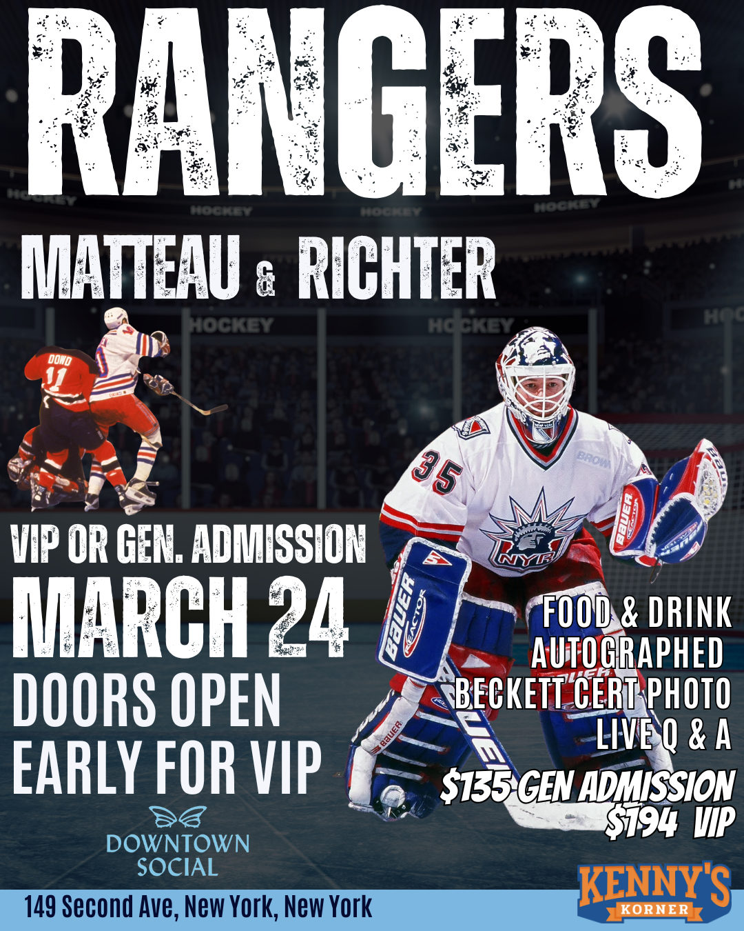 Celebrate 100 Years of New York Rangers Hockey with 1994 Stanley Cup Winners