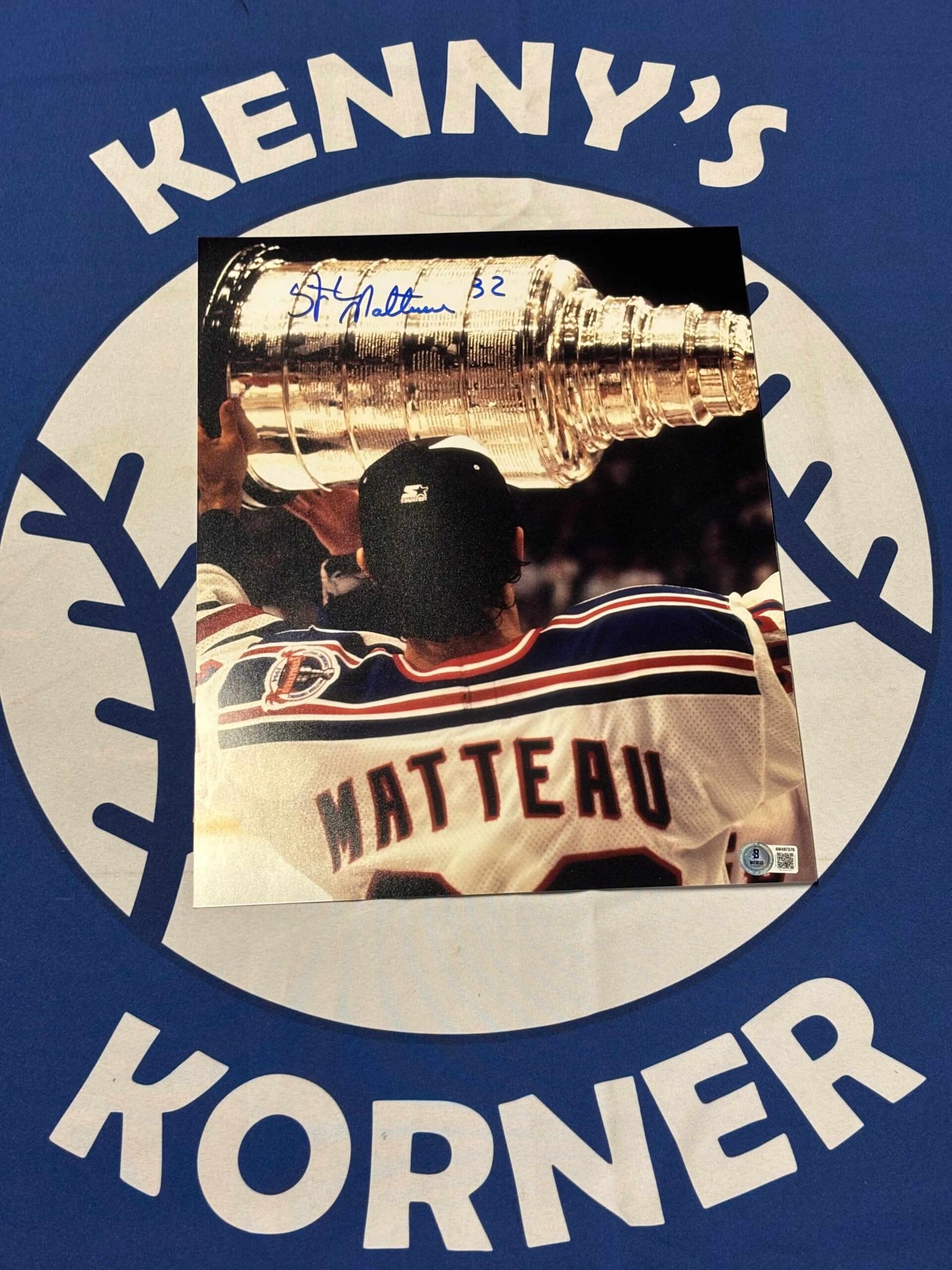 Stephane Matteau Stanley Cup Image 11x14