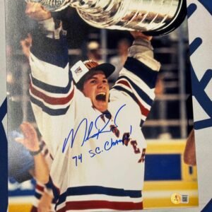 Mike Richter Stanley Cup 94 Stanley Cup Poster with Inscription