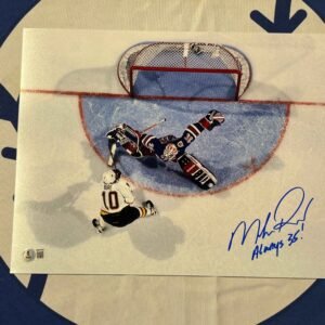 Mike Richter 11x14 with “Always 35” Inscription 