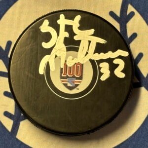 Stephane Matteau 100 Year Anniversary Puck
