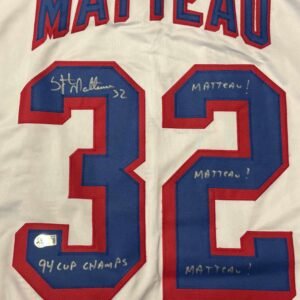 Stephane Matteau New York Rangers Jersey with Specialty 94 Cup Patch