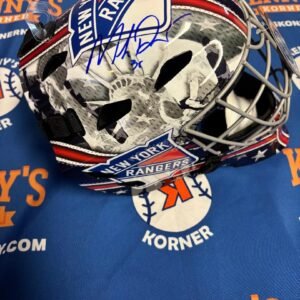 New York Rangers Legendary Goalie Mike Richter Autographed Full Size Rangers Goalie Mask